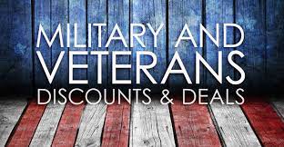 Militray & veteran discounts